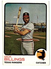 1973 Topps Dick Billings, #94, Texas Rangers