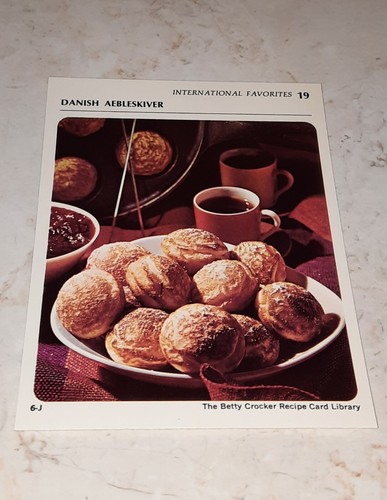 The Betty Crocker Recipe Card Library CARTE DI RICAMBIO FAVORI INTERNAZIONALI 1971 - Foto 8 di 9