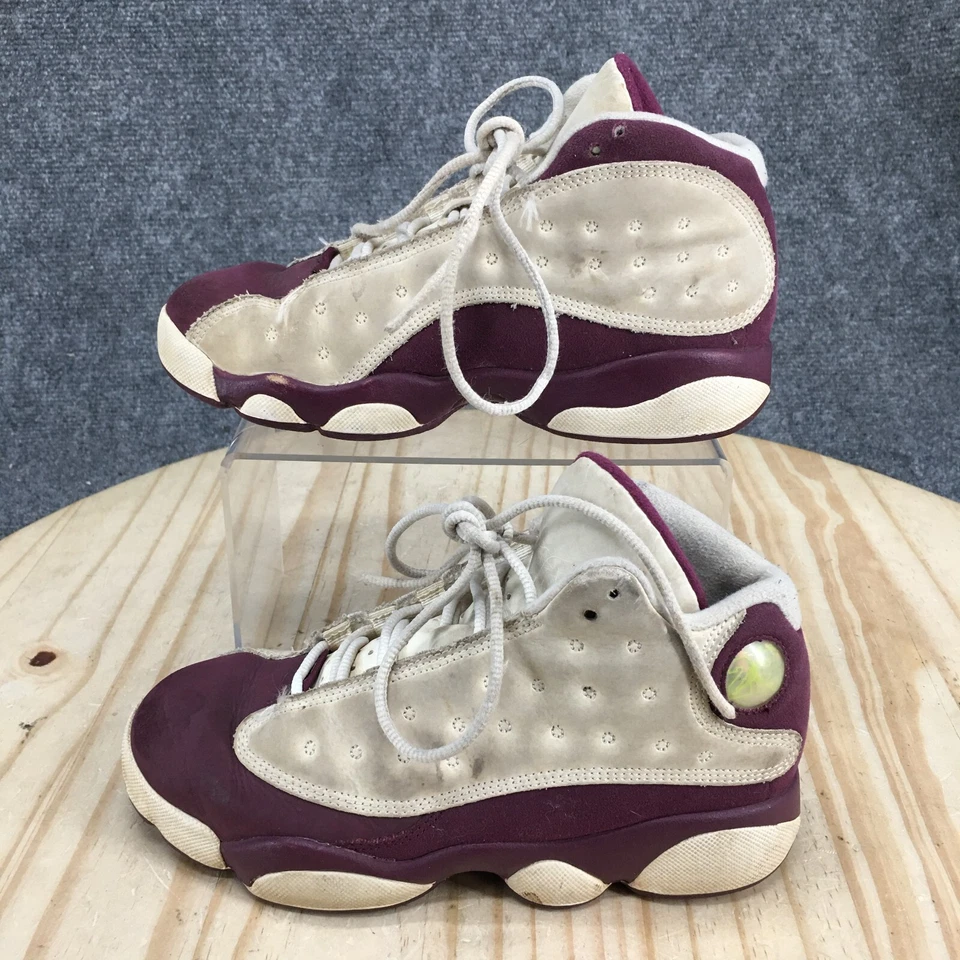 Nike Zapatos Juveniles 2.5 Air Jordan 13 Retro GP Tenis de Baloncesto 439669-112 Púrpura Foto 3 de 4