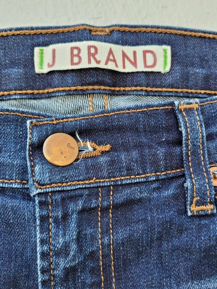 J Brand Monaco Jean шорты женщин размер 29 манжеты джинсовой ткани синий  - Изображение 2 из 4