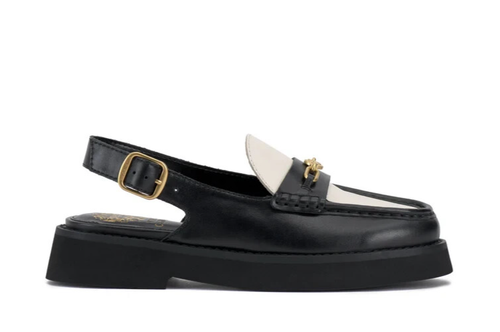 VINCE CAMUTO WOMEN'S TORRIE SLINGBACK LOAFER BLACK COCONUT SIZE 8.5 NEW IN BOX - Picture 9 of 11