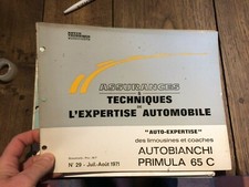 Revue technique Autobianchi PRIMULA