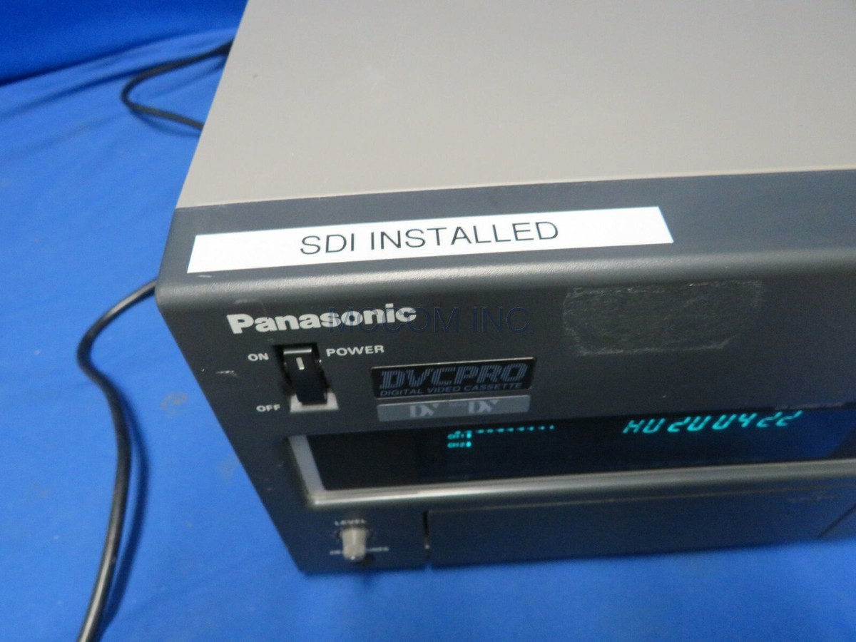 Panasonic AJ-D455 DVC Pro Player w/ 422 Tape Hrs, SDI Out | eBay Panasonic AJ-D455 DVC Pro Player w/ 422 Tape Hrs, SDI Out | eBay