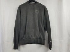 HUF Thrasher Black Gray Crewneck Sweatshirt Men's Size Medium 
