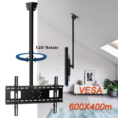 Ceiling Mount Tv Bracket Adjustable 30 70 Lcd Led Pole Stand Vesa