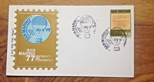 San Marino Aviation First Day Cover 1977 with Commemorative  Balloon Postmark
