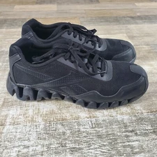 Reebok Zig Pulse Work Mens Shoes Sz 9 M Black Safety Composite Toe Sneakers