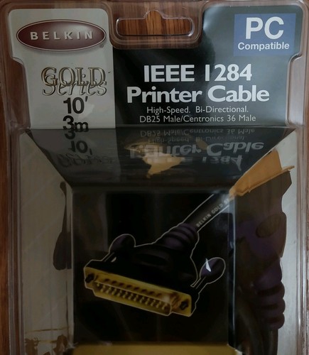 Belkin - F2A046-10-GLD IEEE 1284 Gold Series, 10' 3m - Picture 6 of 6