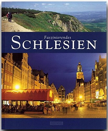 Thumbnail - Reisebildband Schlesien Sehenswürdigkeiten Farbige Übersichtskarte