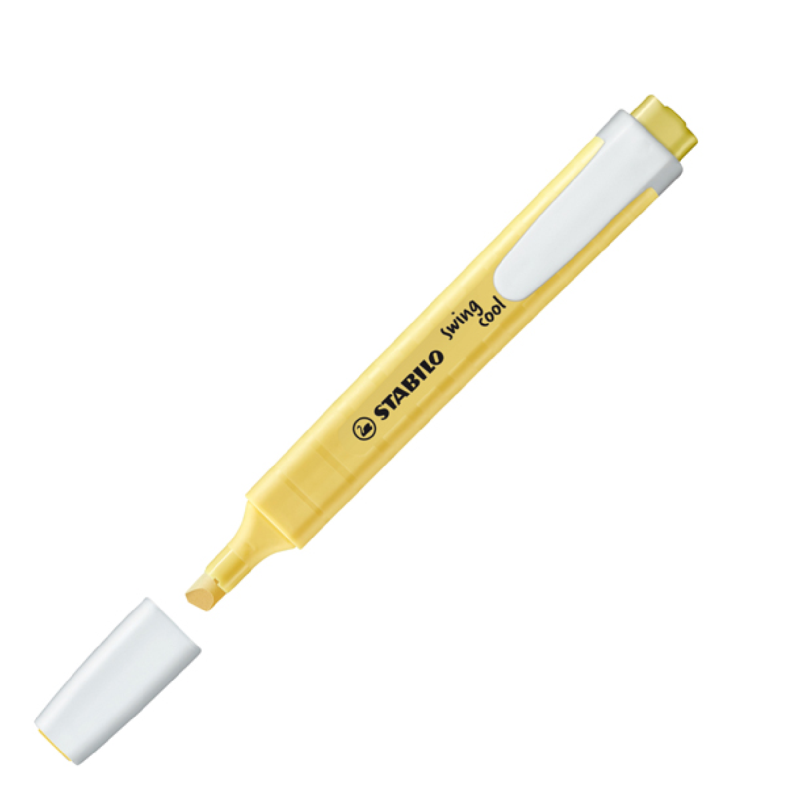 EVIDENZIATORE SWING COOL PASTEL - PUNTA A SCALPELLO - TRATTO 1 - 4 MM - GIALLO B