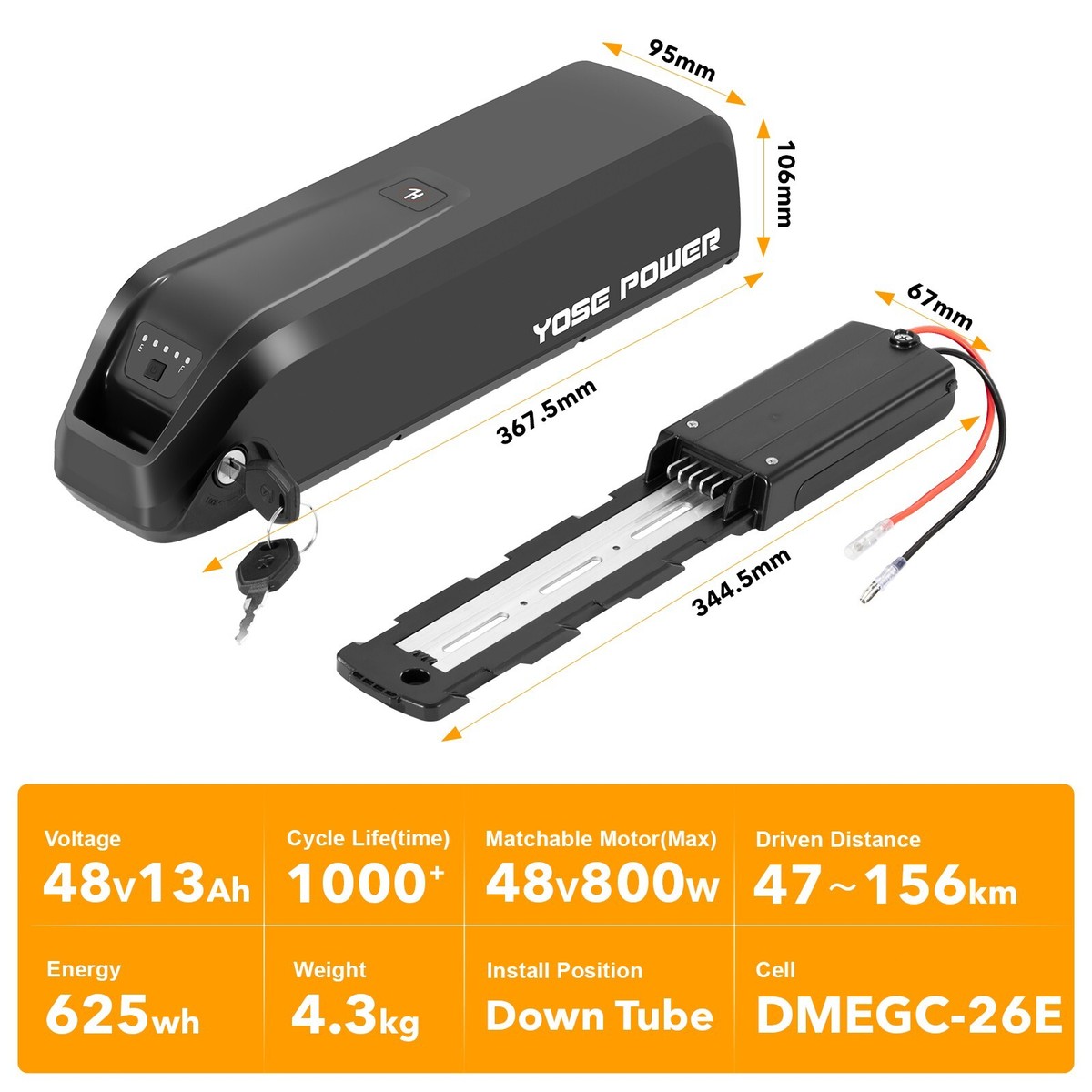 MATEX BIKE 同型バッテリー 48v 18ah Ebike Amazon.co.jp: 48V 17.5Ah折りたたみ式電動自転車交換用