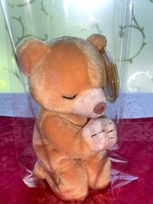 Rare Ty Beanie Baby HOPE Praying Bear Swing Tag Error 1998 Cherished Retired VTG
