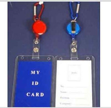 Carabiner Clip Extendable Reel ID Holder 6 colors to choose from PN 67801