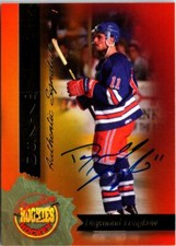 Daymond Langkow autographed Hockey Card Lightning, JZ 1994 Signature Rookies #22