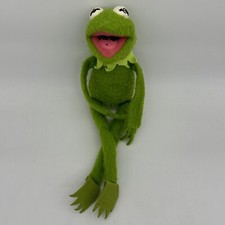 Kermit the Frog 850 Muppet Plush Jim Henson Fisher Price 1976 Doll Toy