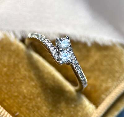 Ever Us 1/2 Karat tw Diamant Ring in 14 Karat Weißgold