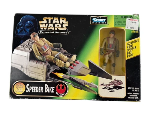 Kenner Star Wars Expanded Universe Speeder Bike with Rebel Pilot  1997