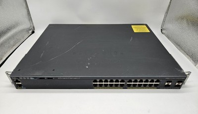 Cisco Catalyst 2960X 24-Port PoE+ GbE 4-Port SFP Network Switch WS-C2960X-24PS-L