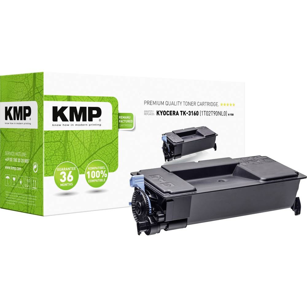 Toner KMP TK-3160 noir de 14000 pages compatible avec imprimante Kyocera