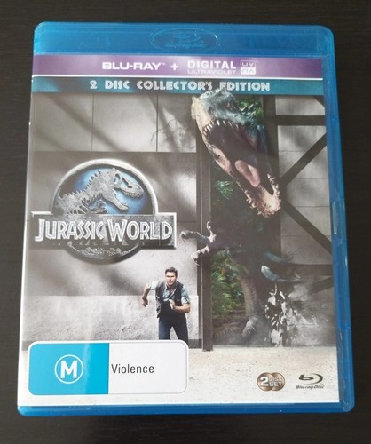 GOOD Jurassic World 2 Disc Collectors Edition Blu-ray (Movie Only Works) (2015) - Picture 6 of 15