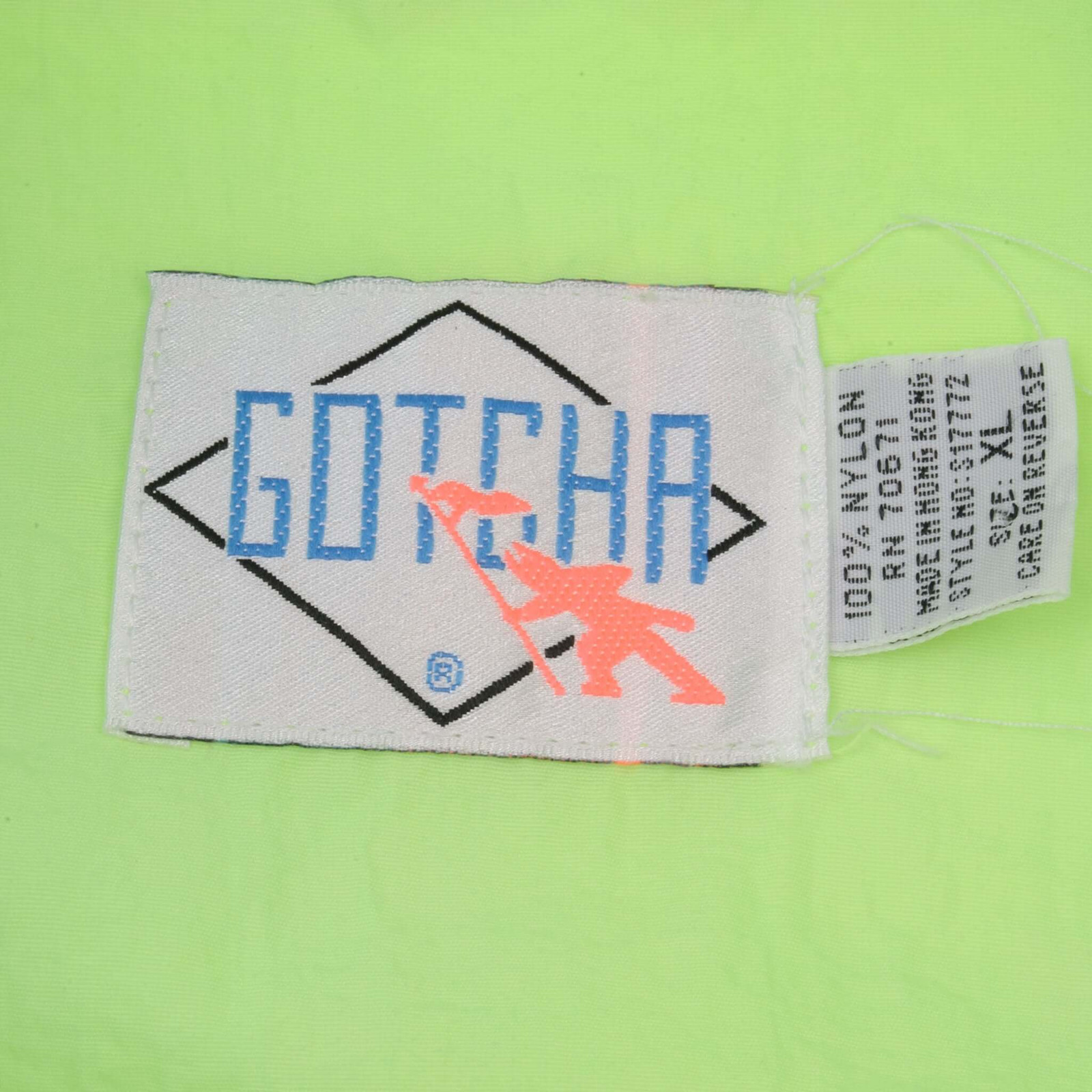 VINTAGE GOTCHA SURF SHELL PULLOVER JACKET 1990S S… - image 4