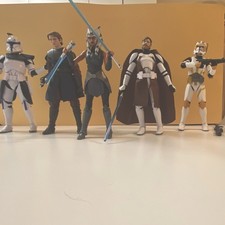Star Wars Black Series Anakin ,Ahsoka  ,Obi-W...