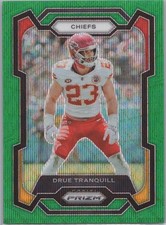2023 Panini Prizm #156 Drue Tranquill Green Wave Kansas City Chiefs