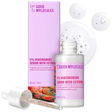 Good Molecules 5% Niacinamide Serum with Ectoin, Pore Serum, 1 fl oz
