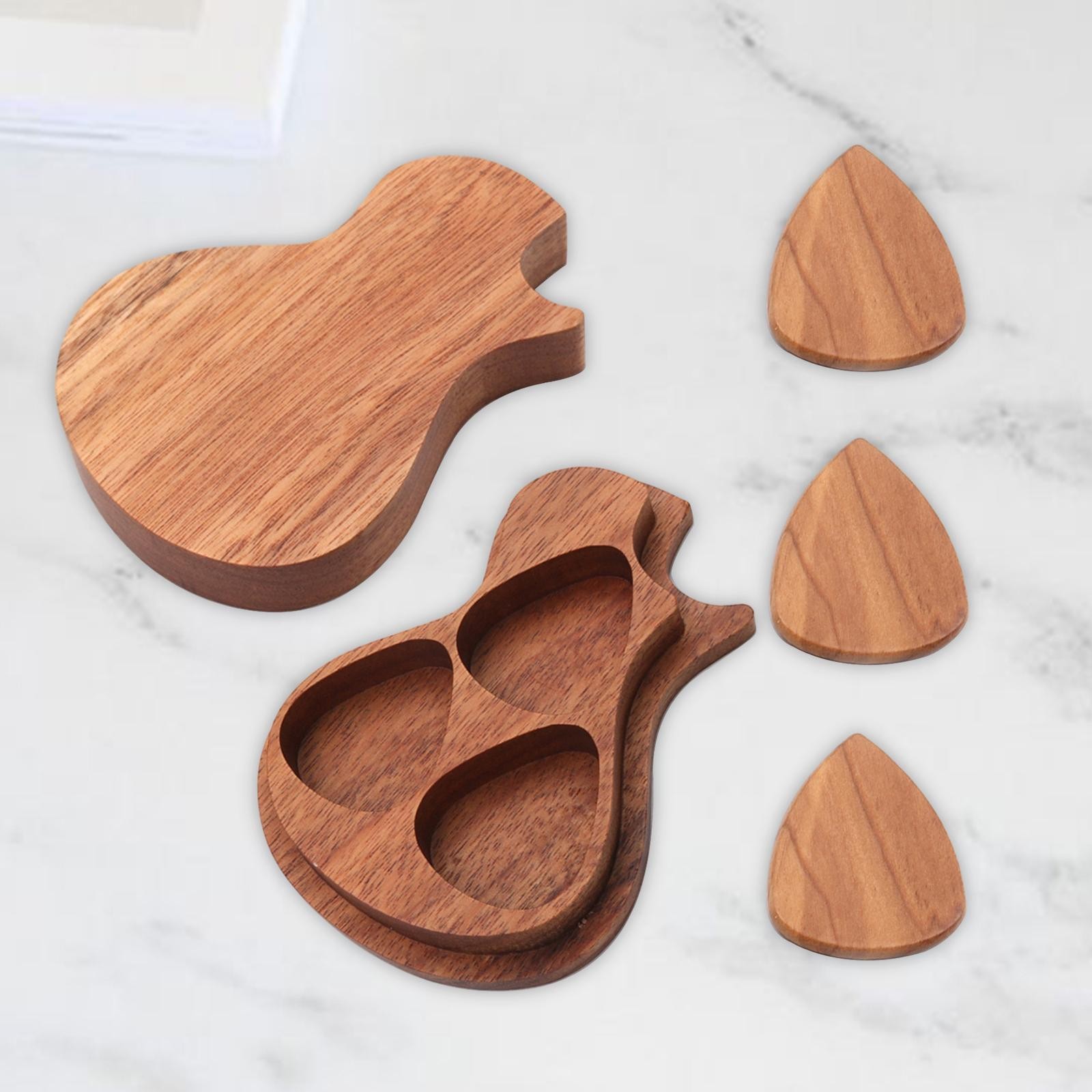 Support de boîtier Plectrum boîte de sélection de guitare conteneur de