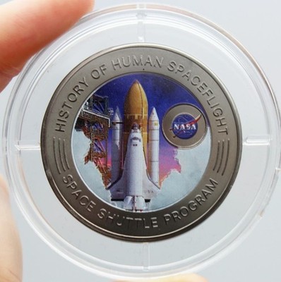 2025 Ghana Space Shuttle Program  1oz .990 Titanium UNC Coin Mintage ONLY 5000
