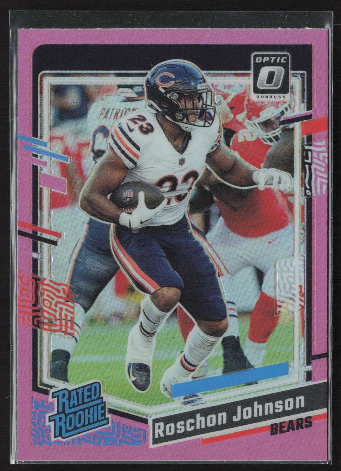 2023 Donruss Optic #217 Roschon Johnson Pink