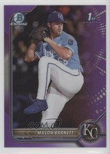 2022 Bowman Draft Chrome Purple Refractor 30/250 Mason Barnett #BDC-172 16zo