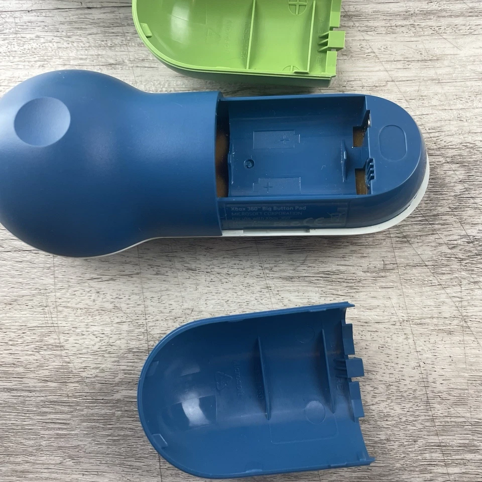 Juego de 3 mandos inalámbricos Microsoft Xbox 360 Big Button Pad sin probar Foto 3 de 4