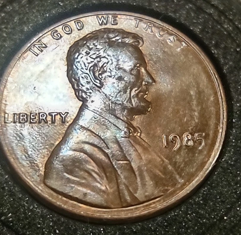 1985 P Lincoln Memorial Penny Broad Struck, DDO / DDR, Doubled Rim - Image 2 of 4