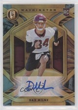 2021 Panini Gold Standard Rookies Platinum Auto 24/49 Dax Milne #193 Auto 0bt4
