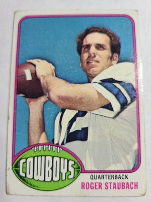 1976 Topps Roger Staubach Dallas Cowboys #395 (J558)