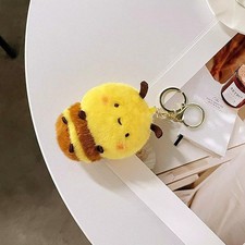 11cm Honey Bee Plush Toy Soft Stuffed Pendant