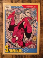 1991 Impel Marvel Spider-Man # 1 Super Heroes
