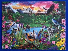PRE-LOVED: SunsOut Gathering At Yellowstone 300 piece jigsaw puzzle
