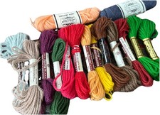 Lot 15 Skeins Vintage Crewel Needlepoint Yarn Persian Wool Bucilla Paragon Elsa