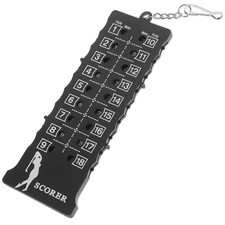 18 Löcher Golf Score Counter (Schwarz)