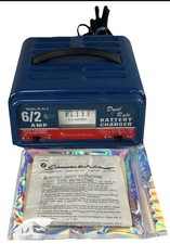 Vtg Schumacher Dual Rate Battery Charger Blue 6 12 Volt 62 Amp Model Se-82-6