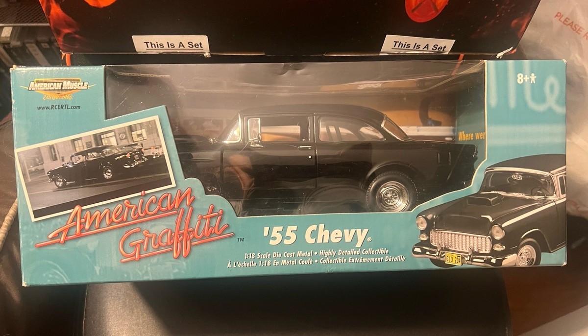 1/18　American Graffiti '55 Chevy ERTL American Muscle: American Graffiti - 1955 Chevy Limited