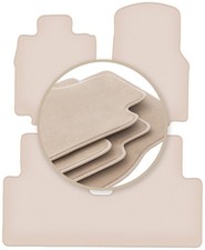 PREMIUM beige Fu&szlig;matten f&uuml;r: Mercedes Vaneo W414 Minivan 2001-2005