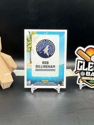 Rob Dillingham 2024-25 Donruss Optic Splash Rookie Timberwolves