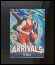 Gradey Dick 2023-24 Topps Finest Arrivals #A-15 (RC) Rookie Card. rookie card picture