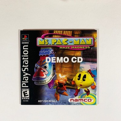 Ms. Pac-Man: Maze Madness Demo CD (Playstation PS1) Not For Resale