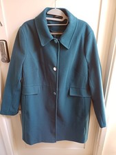 Ladies Teal Bon Marche Winter coat excellent condition
