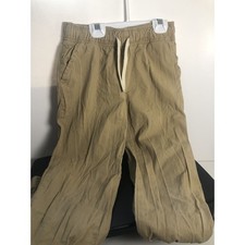 The Children's Place Boys Size 8 Tan Khaki Pants Elastic Waist Pre-Owned
