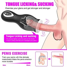 Male Masturbaters Automatic HandsFree Rotating Cup Thrusting Stroker Lubricants